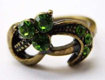Designer antique style 18kgp ring *NEW STOCK*