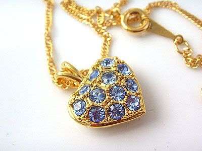Stunning detail lab enhanced Aquamarine Heart pendant!