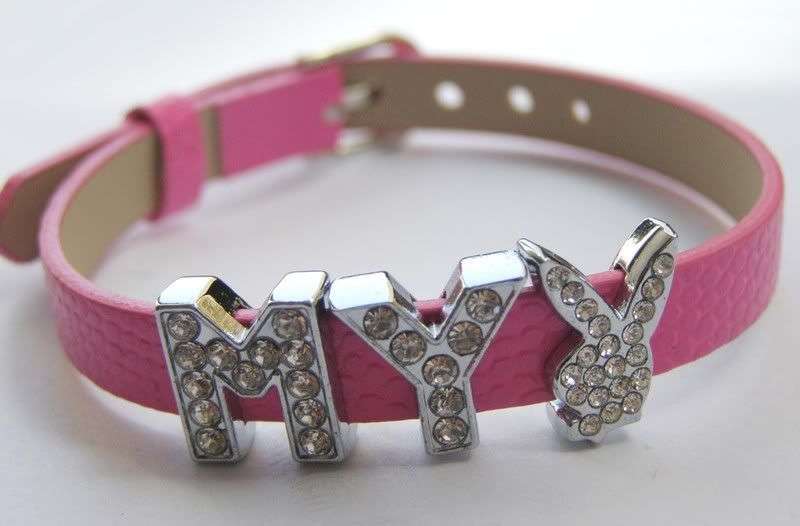 Stunning pink Playboy diamante bracelet!