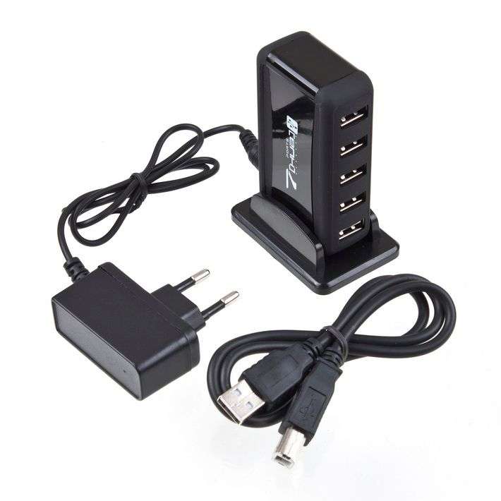7 Port USB Hub with external power
