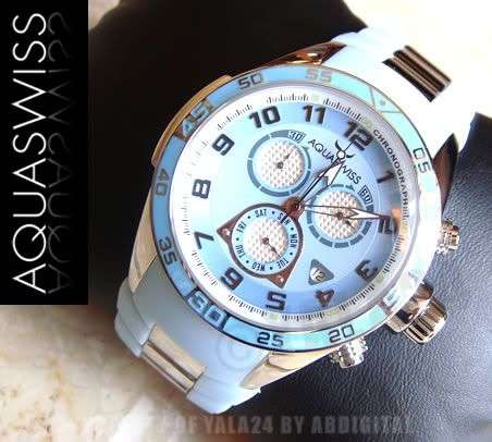 R21,000.00 >> AQUASWISS Trax **AQUA Chrono** Swiss Watch