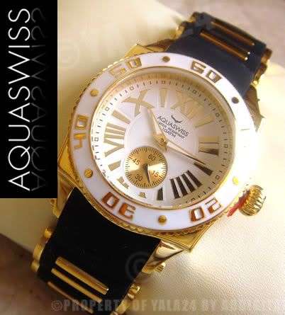 R22,000.00 >> AQUASWISS ****LADY**** 18k GOLD Swiss Watch