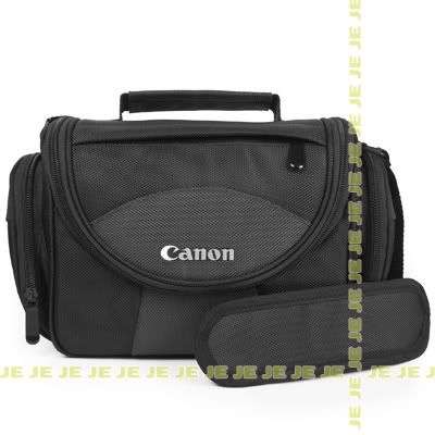 B634 Travel Shoulder Carry Bag for CANON Camera Camcorder - Black Color