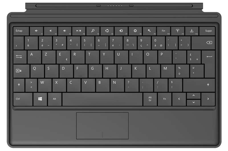 Microsoft Surface Pro 4 Type Cover (Black, AZERTY)