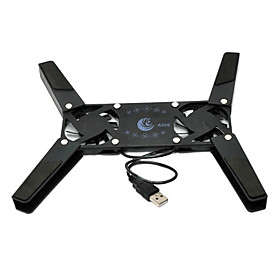 HeatDefense Notebook Cooler Pad with2 Built-In Fans