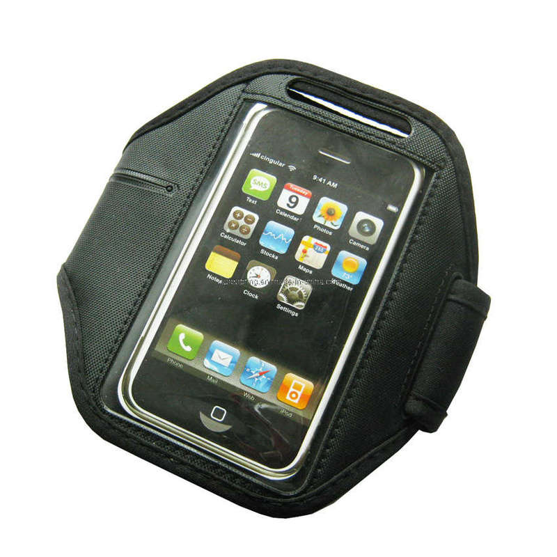 ** Sports Armband Case / Cover for iPhone 3 and 4 - BLACK **