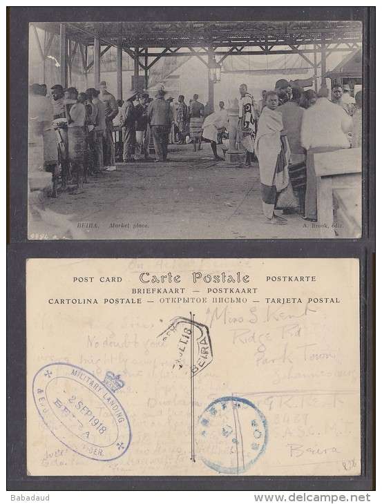 MOZAMBIQUE: Market Place, Beira,On Active Service, SASC MT; Military landing & Embarkation Officer S