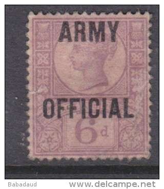 Great Britain,Queen Victoria 1901 Army Official,6d,