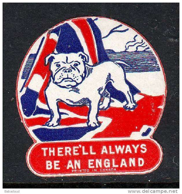 GREAT BRITAIN- There'll Always Be An England, Bulldog and Union Flag