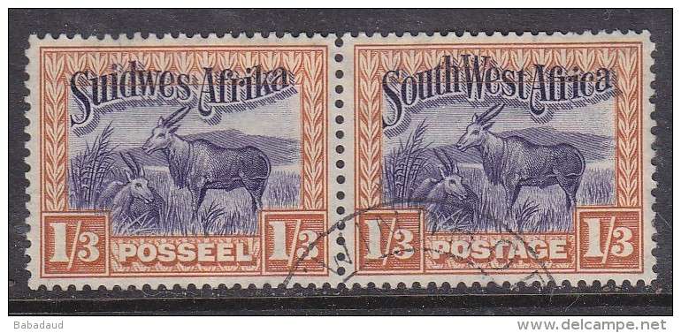 SOUTH WEST AFRICA: 1931 pictorial definitive, 1/3 , Eland, used