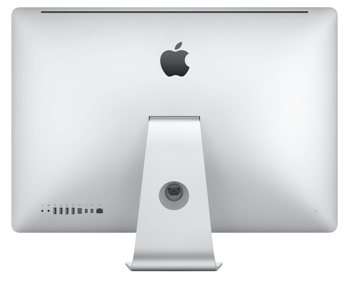 Rear of 27-inch iMac