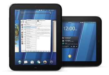 HP TouchPad Stacked View