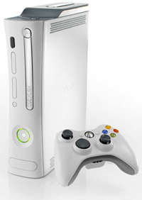 Xbox 360 with wireless controller