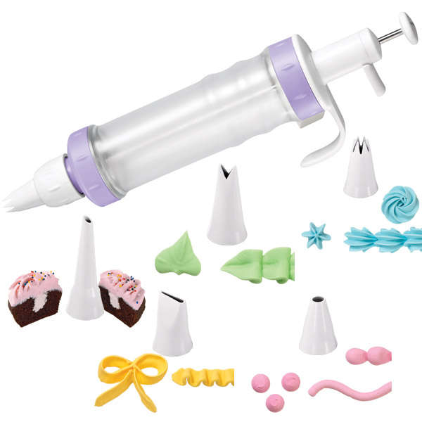 Wilton Cake Dessert Decorator Plus Including 5 Decorating Tips Nozzles