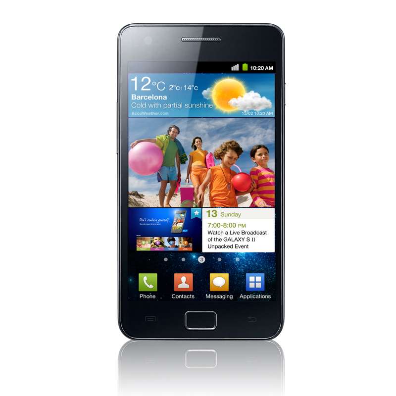 Samsung Galaxy S2 with plenty of official extras