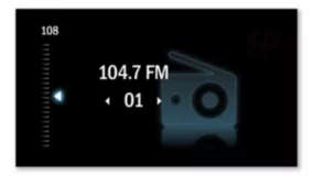 FM digital tuning with presets