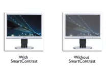 SmartContrast 25000:1 for incredible rich black details