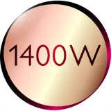 1400W for beautiful results