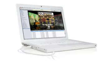 USB cable to sync iPod or iPhone with your computer