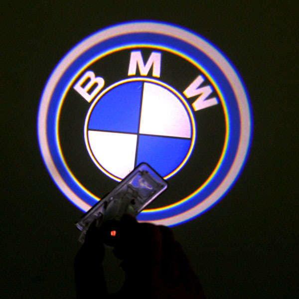 2 X LED Car Door Laser Projector Welcome Lights for BMW *Free Shipping