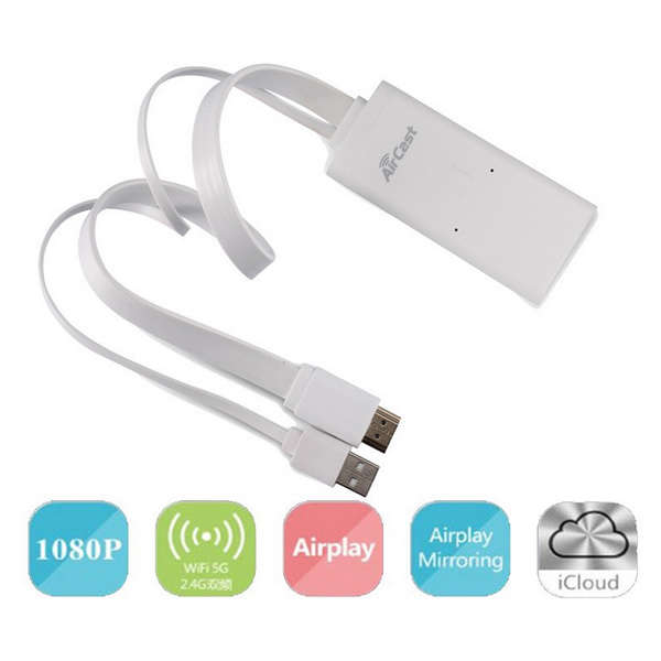 X6 Aircast Airplay Wireless 5G Wifi Display Receiver Miracast HDMI TV Dongle