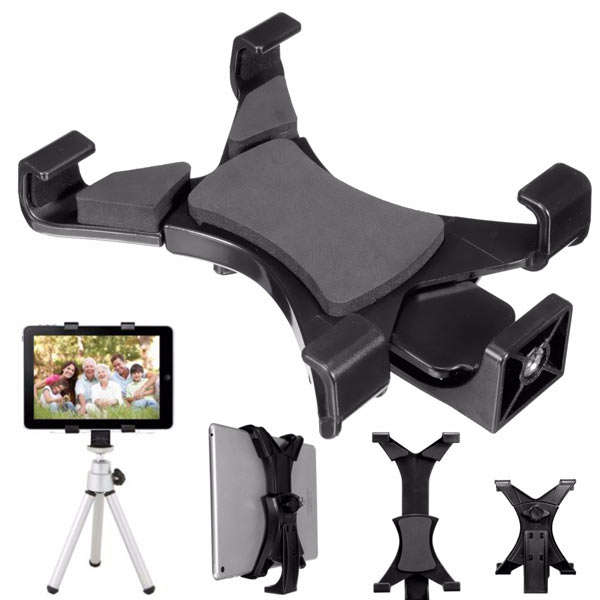 Tripod Mount Holder Bracket 1/4 Inch Thread Adapter For 7~10.1 Inch Tablet