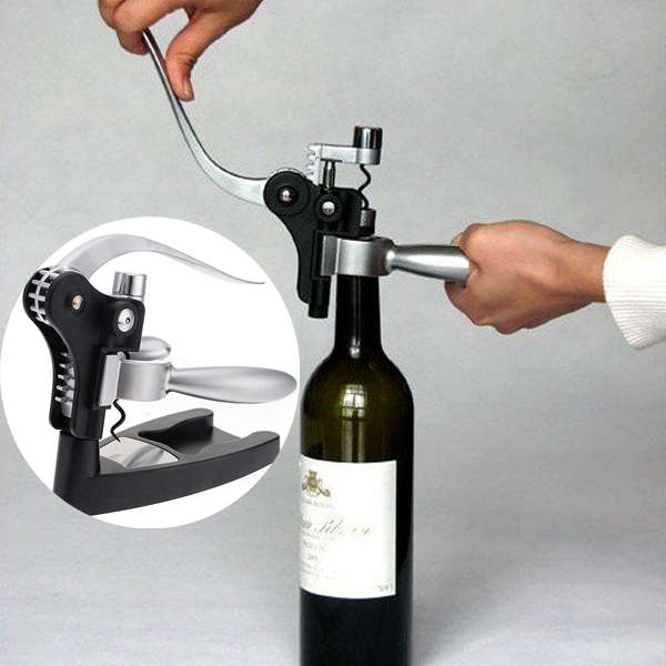 Rabbit Red Wine Opener Tool Cork Bottle Tire Corkscrew Collar Pourer