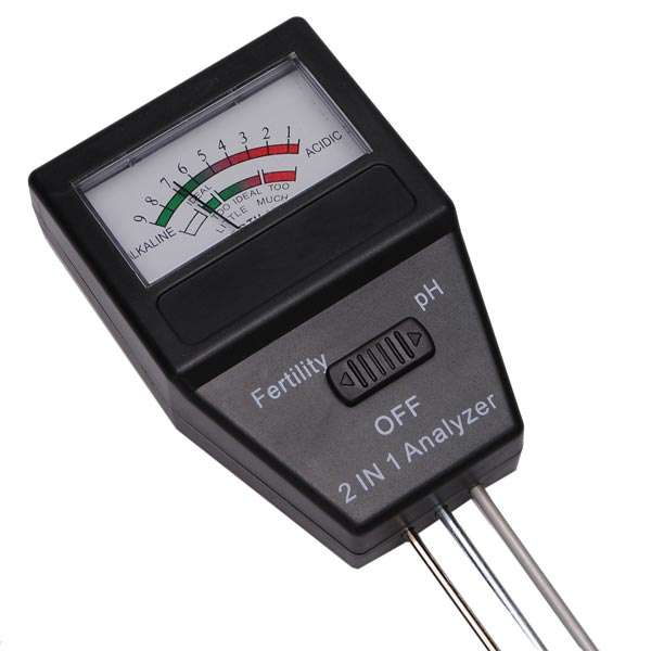 2 in 1 soil pH fertility tester