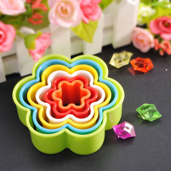 Plum Flower Embossed Cutter Fruit Vegetable Cookie Cutter Mold