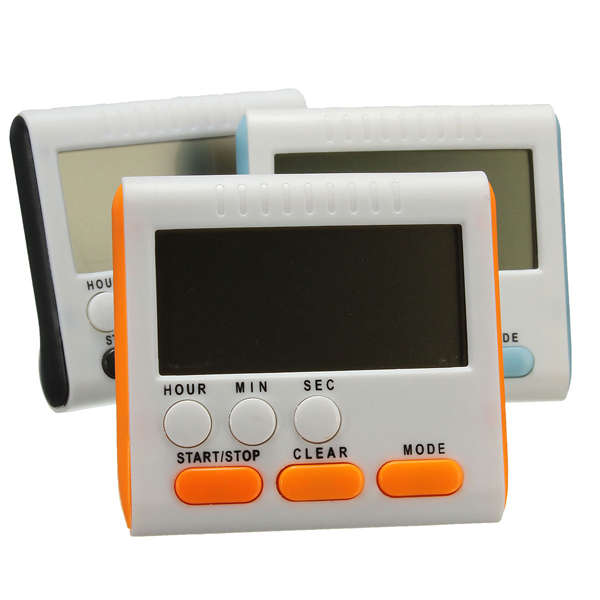 Magnetic LCD Digital Kitchen Cooking Timer Alarm Count Up Down
