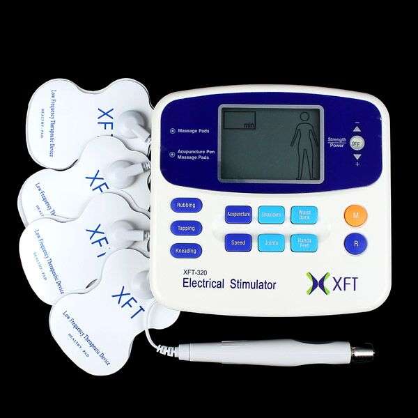 LCD Electric Muscle Therapeutic Massage Acupuncture Pen Body Massager