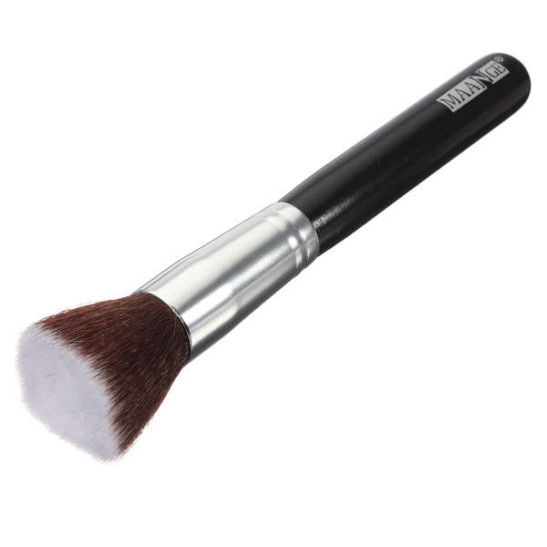 10 Pcs Wooden Handle Makeup Kit Cosmetic Brushes Set 
