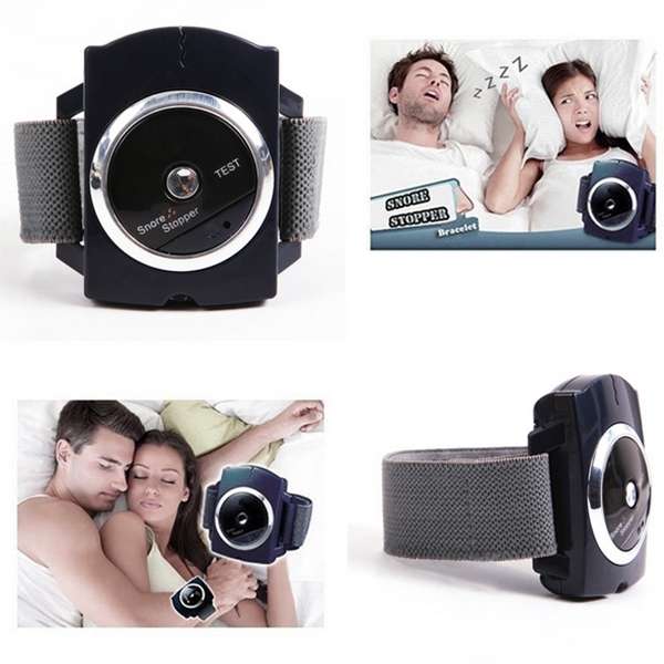RENHE Bio Feedback Infrared Snore Stopper Wristband Watch Anti Snoring