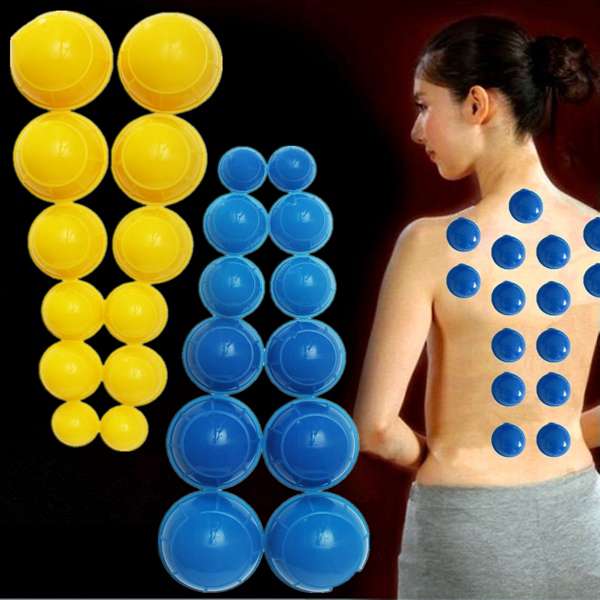 12pcs Mini Silicone Chinese Traditional Medical Cupping Cups