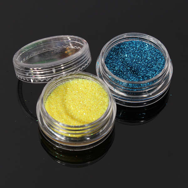 18 Colors Shiny Glitter Powder Dust Nail Art Manicure DIY Decoration