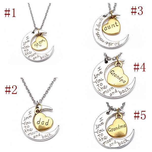 Family Member Letter Necklace
