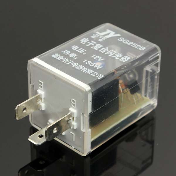 12V 3 Pin LED Turn Signal Indicatior Light Electronic Flasher Relay