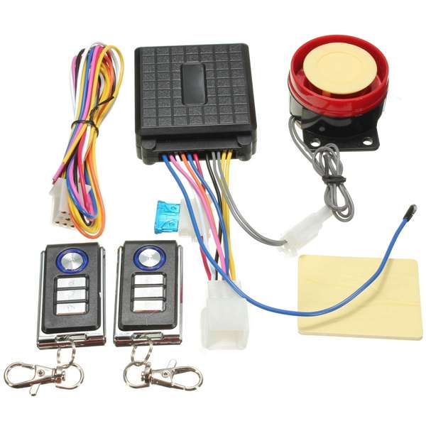 Motorcycle Anti-theft Security Alarm Remote Control Sensor System