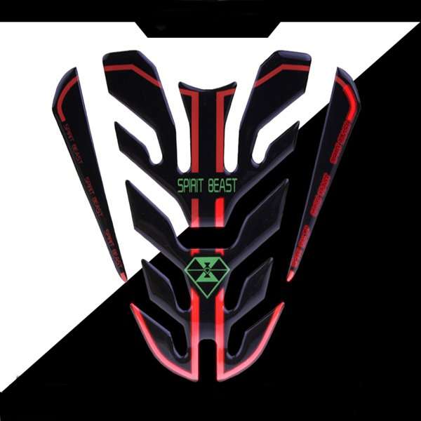 Motorcycle Fuel Tank Reflective Stickers For Spirit Beast