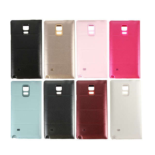 View Window Flip Leather Battery Case For Samsung Galaxy Note 4 N9100