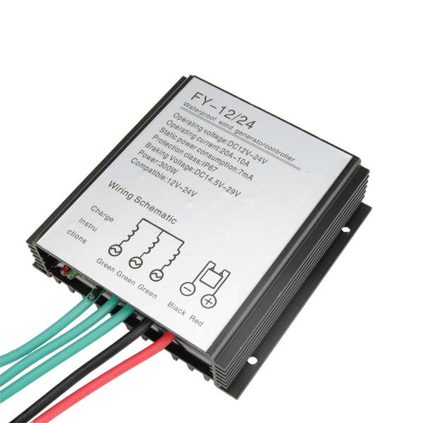12/24V 300W Turbine Controller Wind Turbine Generator Regulator