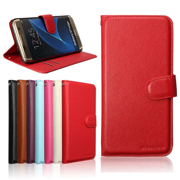 Mohoo Flip PU Leather Wallet Case Card Pocket Stand For Samsung Galaxy S7 Edge