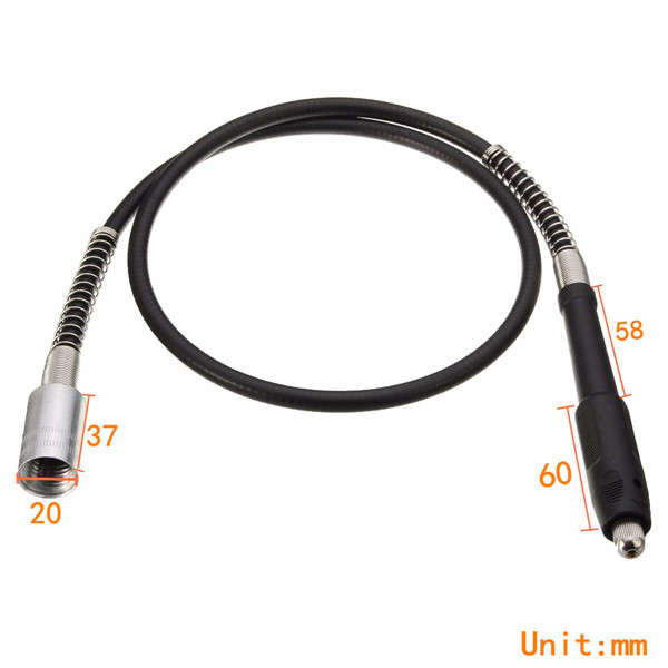 Flexible Drill Shaft Extension Keyless Chuck 
