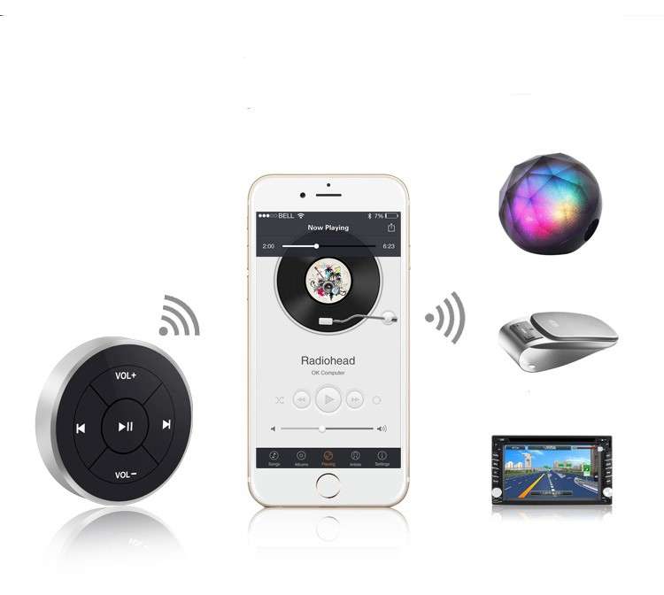 BT-005 12M Bluetooth Media Button Support ISO Bluetooth 3.0 Android OS 4.0