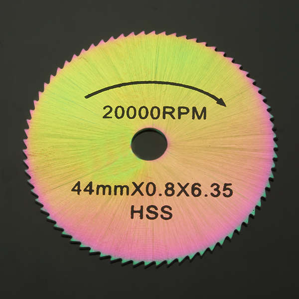 Drillpro 6pcs HSS Circular Saw Blades Set Colored Saw Blades for Dremel Rotary Tools