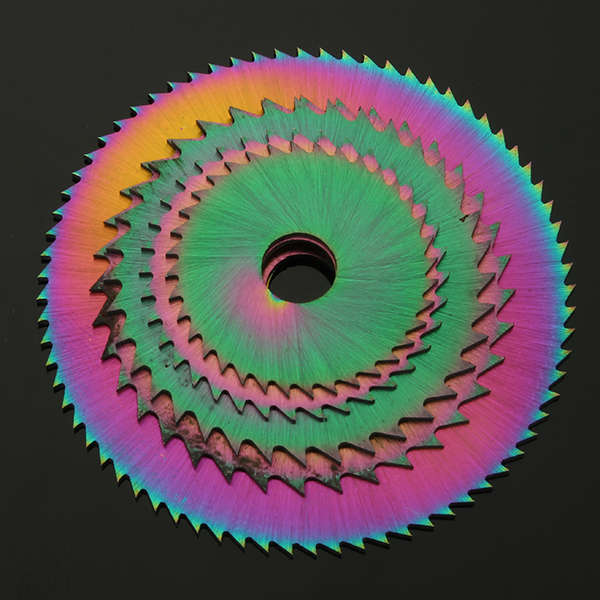 Drillpro 6pcs HSS Circular Saw Blades Set Colored Saw Blades for Dremel Rotary Tools