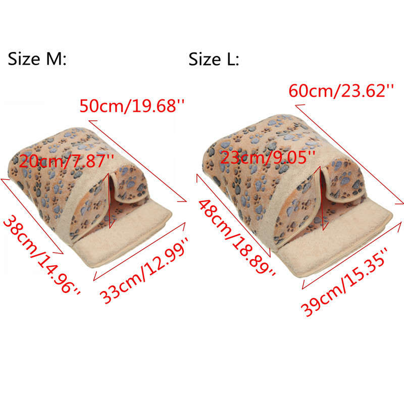 Pet Dog Cat Bed Puppy Cotton Pet Nest Sleeping Warm Cushion Pad House Hut Basket Kennel Sofa Bed