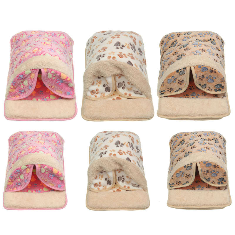 Pet Dog Cat Bed Puppy Cotton Pet Nest Sleeping Warm Cushion Pad House Hut Basket Kennel Sofa Bed