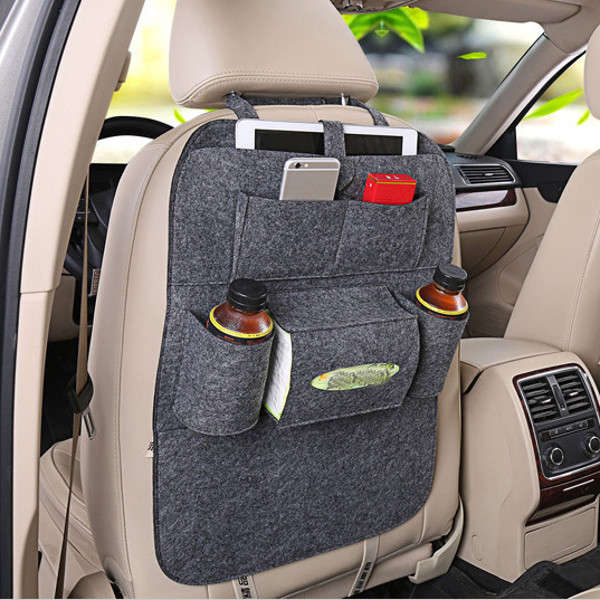 Auto Car Seat Storage Bag Hanger Car Seat Cover Organizer Multifunction Vehicle Storage Bag