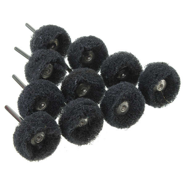 80pcs 80/150/240/300 Grit 25mm Abrasive Wheel Buffing Polishing Wheels for Dremel Rotary Tools